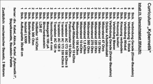 Lectron Ausbausystem 4 Kybernetik I; Braun; Frankfurt (ID = 1410103) teaching