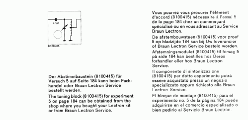 Lectron Buchlabor 1001 ; Braun; Frankfurt (ID = 947575) teaching