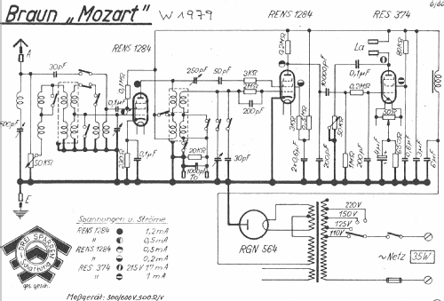 Mozart W1979; Braun; Frankfurt (ID = 914071) Radio