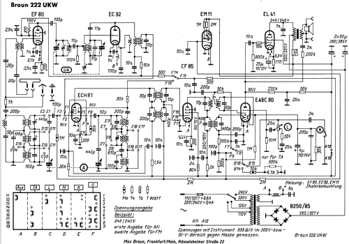 Musiktruhe 222UKW MT Ch= Ph222UK; Braun; Frankfurt (ID = 127685) Radio