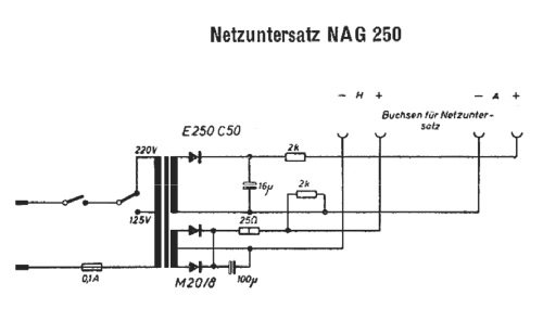 Netzuntersatz 250 ; Braun; Frankfurt (ID = 1233317) Power-S
