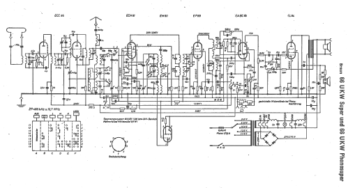 66 UKW Phono-Super; Braun; Frankfurt (ID = 11548) Radio