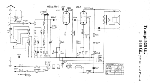 Phono-Truhe 545GK; Braun; Frankfurt (ID = 8295) Radio