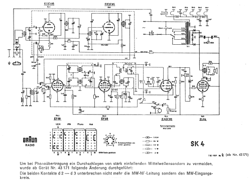 Phonosuper 'Schneewittchensarg' SK4; Braun; Frankfurt (ID = 165216) Radio