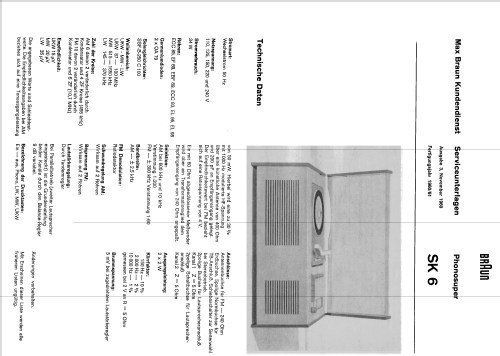 Phonosuper 'Schneewittchensarg' SK6 Ch= RC4; Braun; Frankfurt (ID = 1632440) Radio