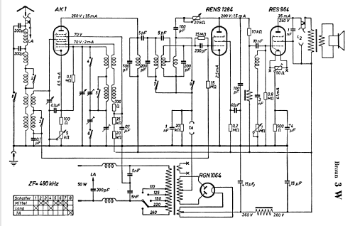 Super 3W; Braun; Frankfurt (ID = 278241) Radio