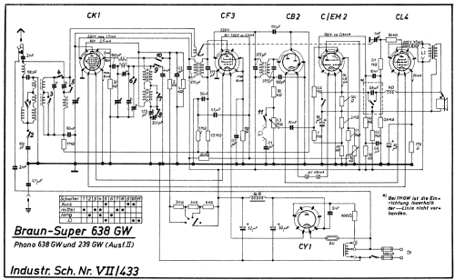 Super 638GW; Braun; Frankfurt (ID = 1855666) Radio