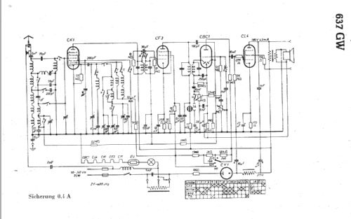 Super 737GW; Braun; Frankfurt (ID = 8011) Radio