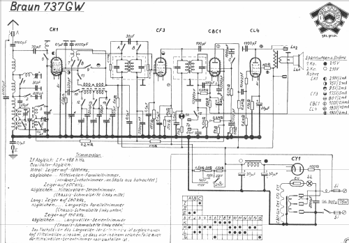 Super 737GW; Braun; Frankfurt (ID = 892916) Radio