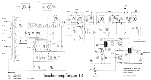 Taschenempfänger Transistor 4 T4 / KT4; Braun; Frankfurt (ID = 164492) Radio