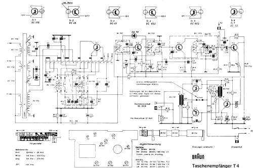 Taschenempfänger Transistor 4 T4 / KT4; Braun; Frankfurt (ID = 1735669) Radio