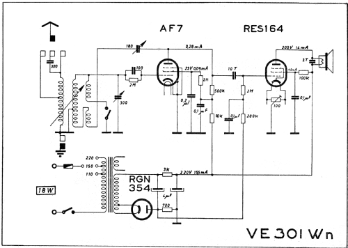 Volksempfänger VE301Wn; Braun; Frankfurt (ID = 1211870) Radio