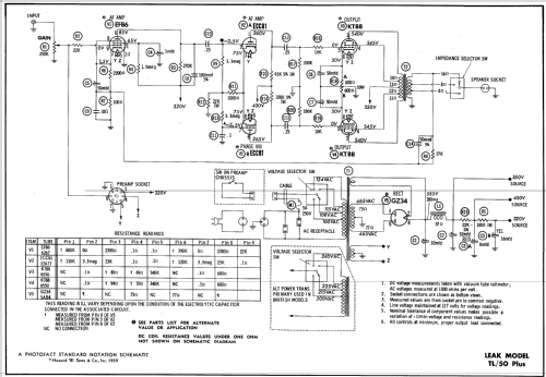 Leak TL/50 ; British Industries (ID = 640406) Verst/Mix