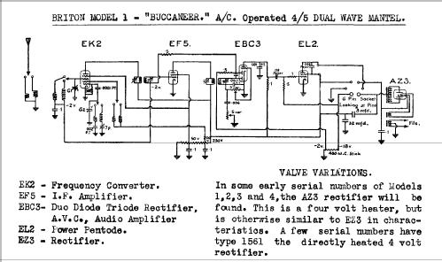 Buccaneer 1; Briton Electrical & (ID = 676771) Radio