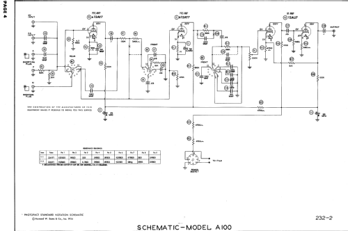 A100 Pre-Amplifier-Equalizer ; Brociner Electronics (ID = 437291) Verst/Mix