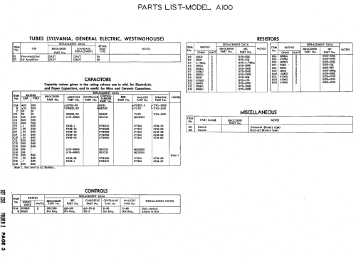 A100 Pre-Amplifier-Equalizer ; Brociner Electronics (ID = 437296) Ampl/Mixer