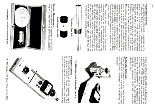 Precision Sound Level Meter 2203; Brüel & Kjær; Nærum (ID = 1821318) Ausrüstung