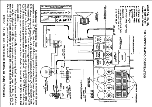 21 ; Brunswick-Balke- (ID = 791370) Radio