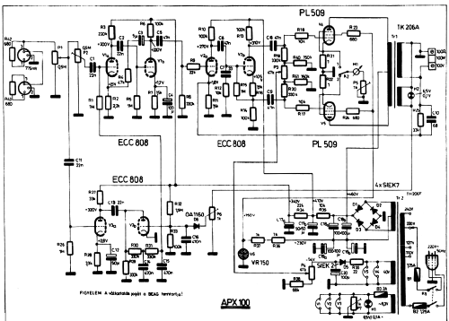 Power Amplifier APX-100; BEAG - Budapesti (ID = 691444) Ampl/Mixer