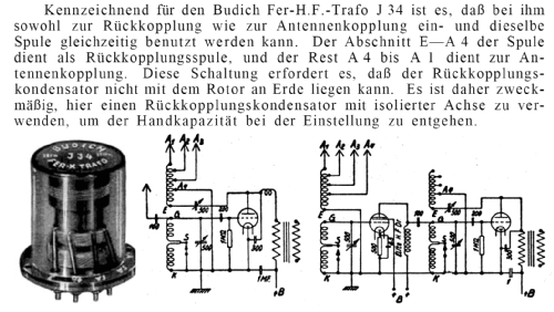 Hochfrequenz-Eisenkern-Transformator FERO X J 34; Budich GmbH, Georg; (ID = 1689400) mod-past25