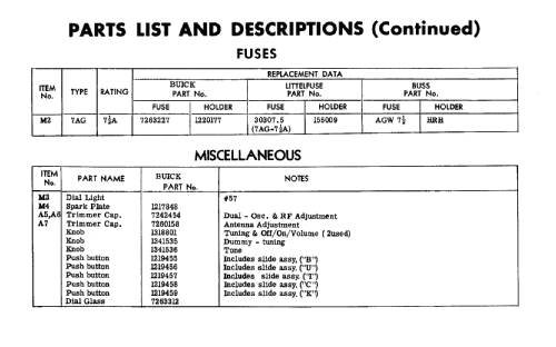 981321 ; Buick Motor Company, (ID = 444739) Autoradio