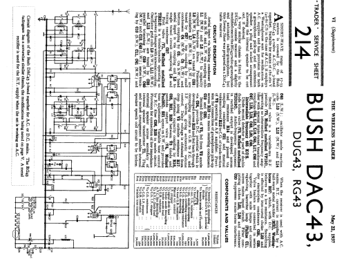 DUG43; Bush Radio Ltd.; (ID = 1036049) Radio