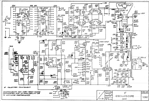 5' Single Beam Oscilloscope 503; BWD Electronics Pty (ID = 2443794) Ausrüstung