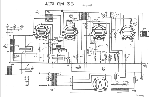 Aiglon 36A; C.E.R. Radio-CER; (ID = 164649) Radio