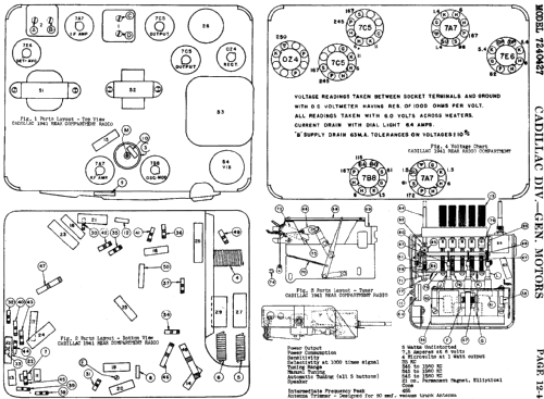 7240427 ; Cadillac Div. (ID = 753931) Car Radio