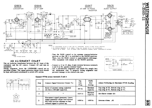 5C4 Ch= X-2503-11; Canadian (ID = 2276285) Radio