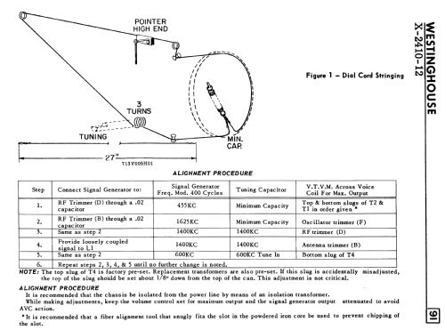 759T6 Ch= X-2410-12; Canadian (ID = 2358685) Radio