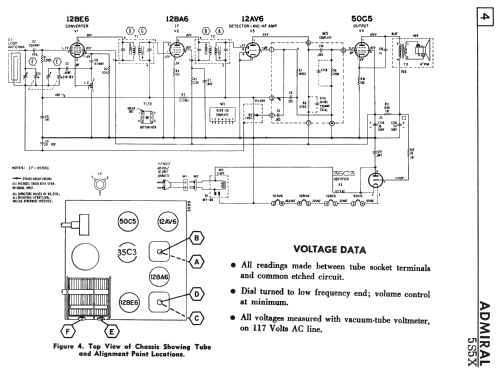 Y3046X Ch= 5S5X; Canadian Admiral Co. (ID = 2276974) Radio