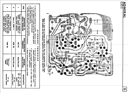 Y3046X Ch= 5S5X; Canadian Admiral Co. (ID = 2276975) Radio