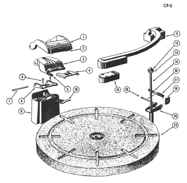 Automatic Record Changer CP6; Canadian General (ID = 2182551) R-Player