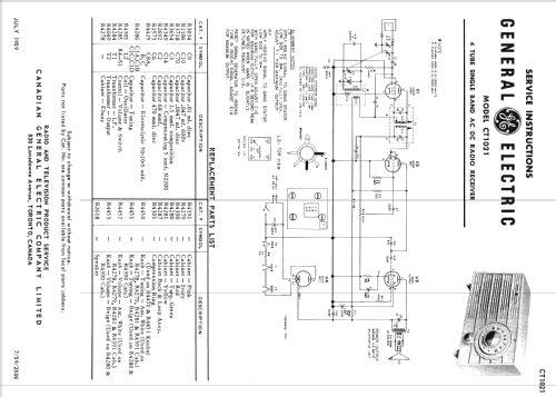 CT1021 ; Canadian General (ID = 876094) Radio