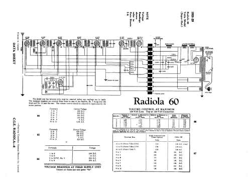 Radiola 60 ; Canadian General (ID = 194190) Radio