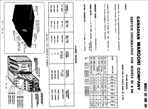 291; Canadian Marconi Co. (ID = 300571) Car Radio