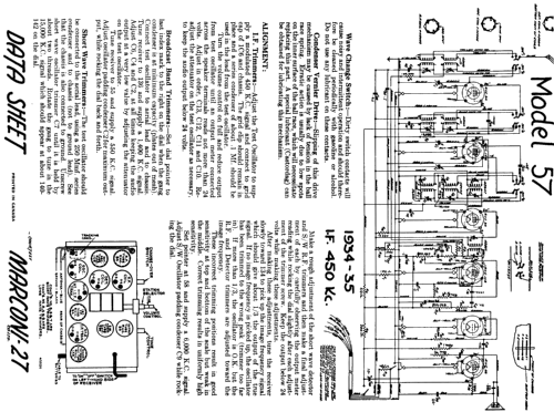 57 ; Canadian Marconi Co. (ID = 1600805) Radio