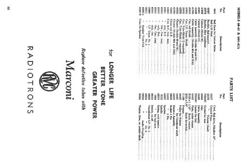 60 ; Canadian Marconi Co. (ID = 2231125) Radio