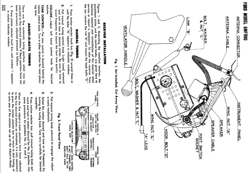 6MF080 ; Canadian Marconi Co. (ID = 1193622) Car Radio