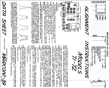 71-AC ; Canadian Marconi Co. (ID = 1603676) Radio