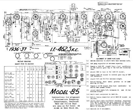 85 ; Canadian Marconi Co. (ID = 2144027) Radio