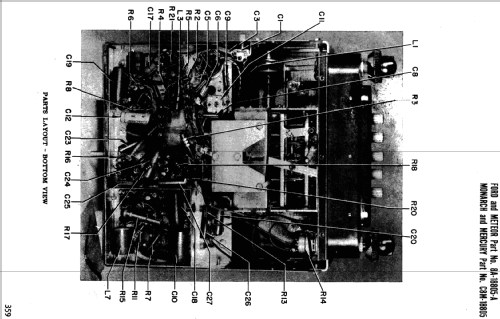 8A-18805-A ; Canadian Marconi Co. (ID = 1194060) Car Radio