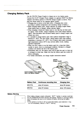 Canovision Hi8 Video Camera Recorder Camcorder E800 Hi E; Canon Inc.; Tokyo (ID = 3105939) Sonido-V
