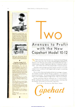 10 with '10-12C' changer ; Capehart Corp.; Fort (ID = 2787603) Sonido-V