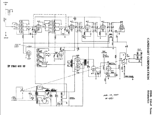 204F Modern, series 200F Ch= W-921; Capehart Corp.; Fort (ID = 358207) Radio