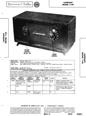 T-30; Capehart Corp.; Fort (ID = 2941476) Radio