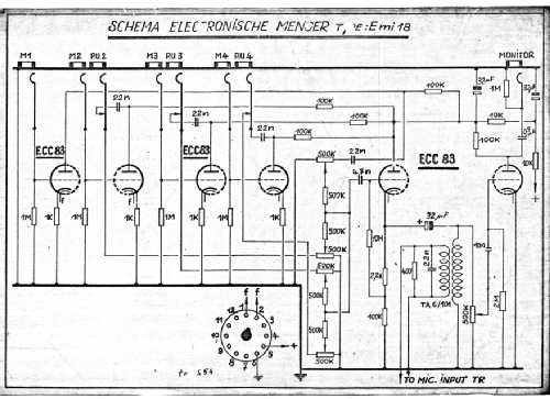 Electronic mixer Emi18; Carad; Kuurne (ID = 1101594) Verst/Mix