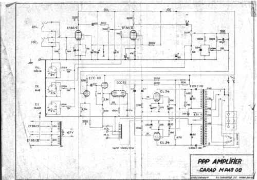 PPP Amplifier MPAS08; Carad; Kuurne (ID = 1092672) Ampl/Mixer