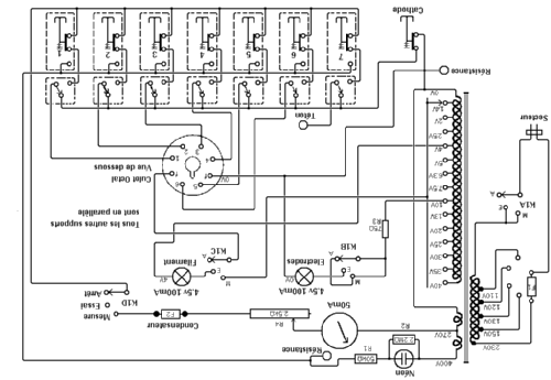 Tube tester / Röhrenprüfgerät 385; Cartex, (ID = 2429412) Ausrüstung